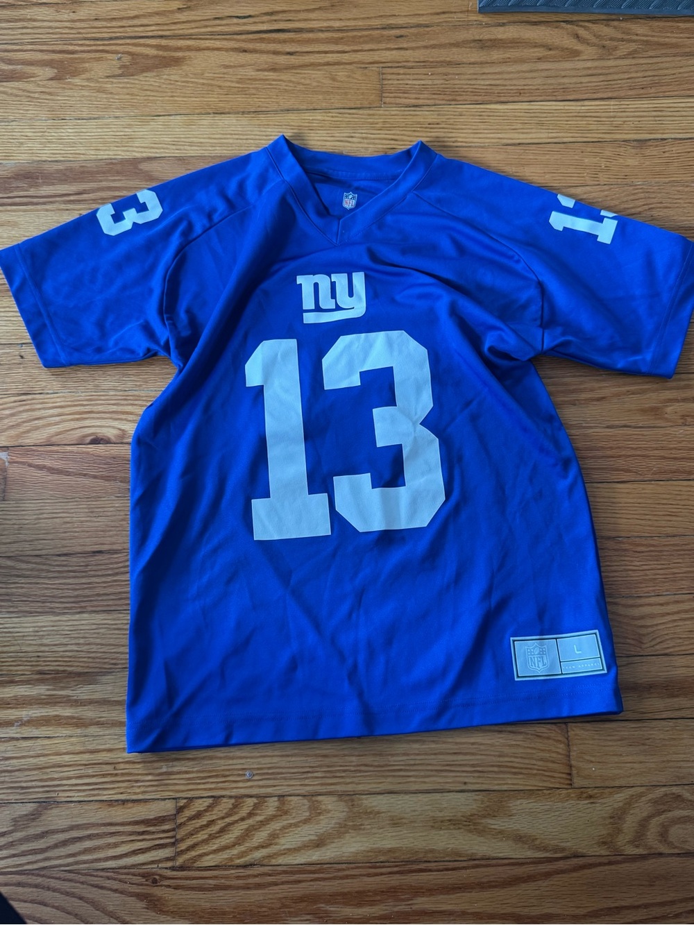 Giants jersey Beckham  Size large Blue #13 Football Jersey - NY